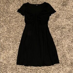 SHEIN Black Midi Dress
